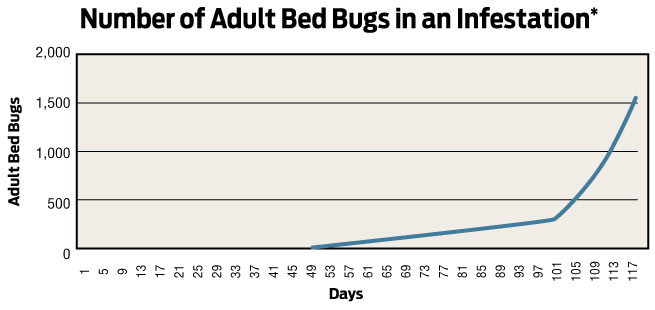 Bed Bug Infestation Chart