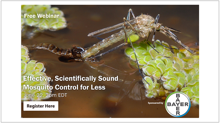 Upcoming Webinar: Effective, Scientifically Sound Mosquito Control for Less