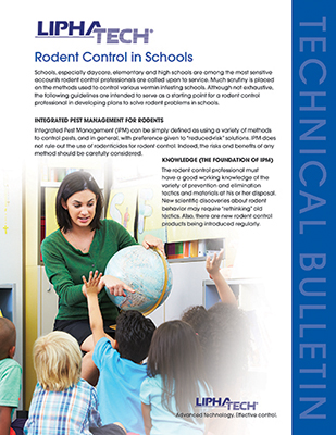 New Liphatech Technical Bulletin Details Rodent Control in Schools