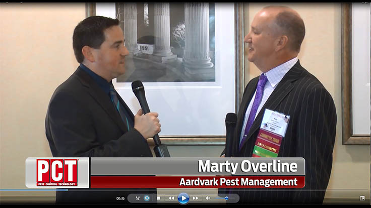 Video: Marty Overline Recognized as Pest Vets Veteran of the Year