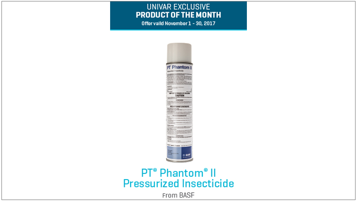 Univar Product of the Month: PT Phantom II Pressurized Insecticide