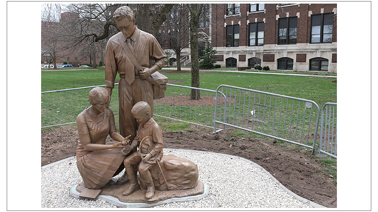 Purdue Sculpture Honors Legacy of Pioneering Entomologists