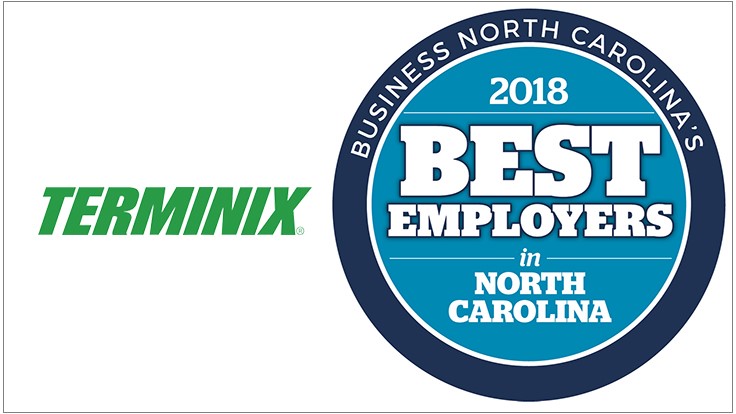 Terminix Service Named One of the Best Employers in N.C.