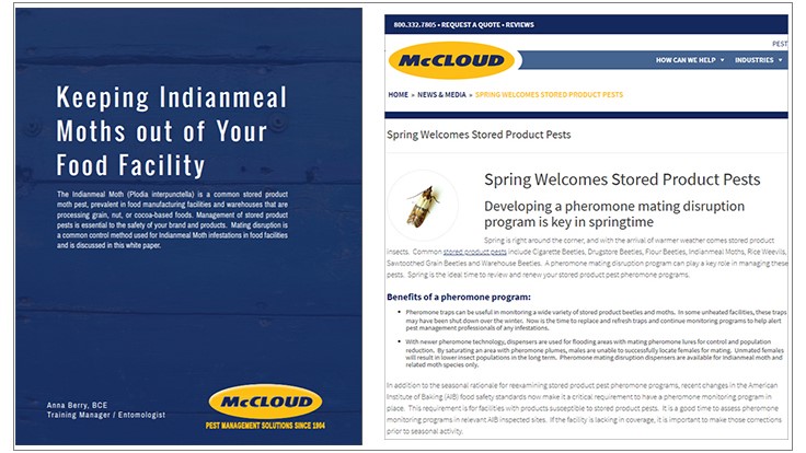 McCloud Provides Stored Product Pest Prevention Tips