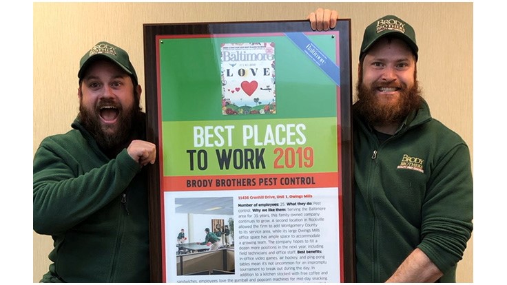 Brody Brothers Earns a Local 2019 'Best Places to Work' Award