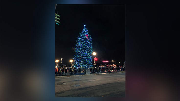 Senske Begins Light Installation on Spokane's Christmas Tree