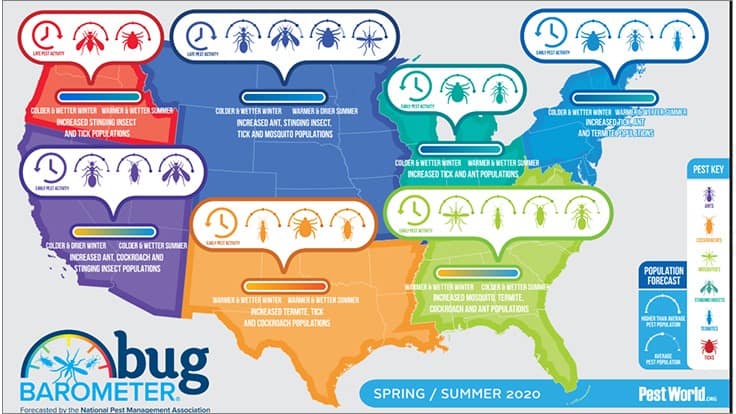 NPMA Releases Spring 2020 Bug Barometer