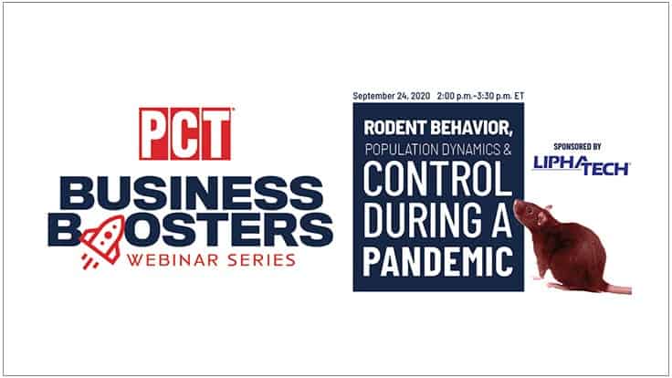  Upcoming Business Booster Webinar: Rodent Behavior, Population Dynamics and Control During a Pandemic