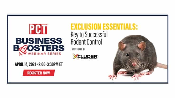 Reminder: Rodent Exclusion Business Booster Webinar is Wednesday