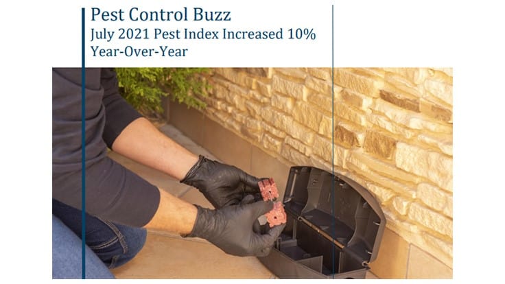 Pest Control Index Up 10% in July, PCO M&A Specialists, William Blair Reports 