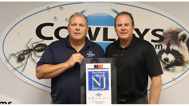 Cowleys Pest Services Named to NJBiz’s ‘Best Places to Work’ List