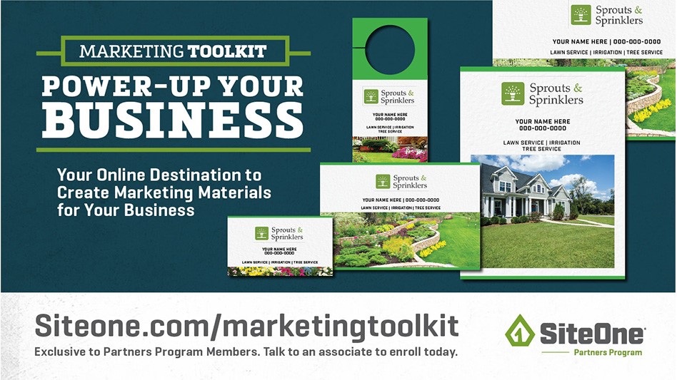 SiteOne Landscape Supply Launches Marketing Toolkit