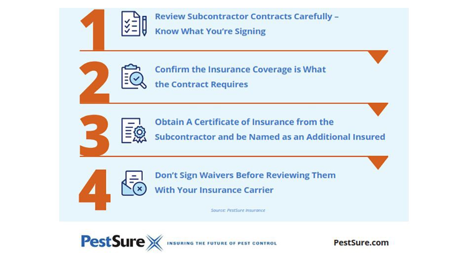 PestSure Reminds of Four Tips When Working With Subcontractors 
