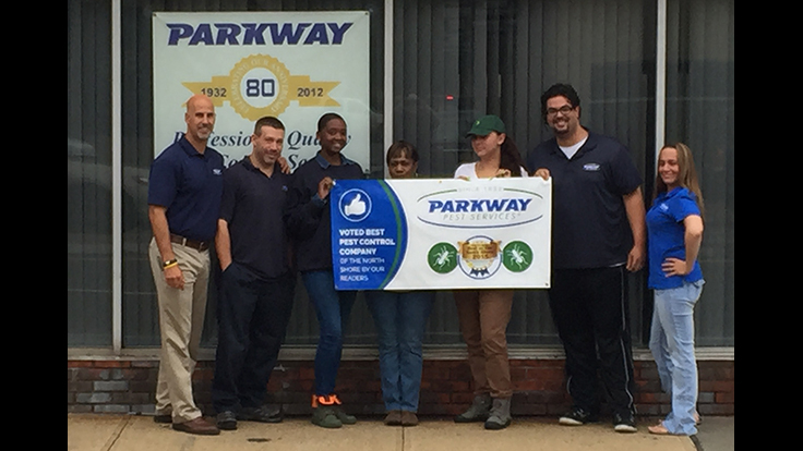 Parkway Pest Voted Best Pest Service of the North Shore 2015 Pest Control Technology