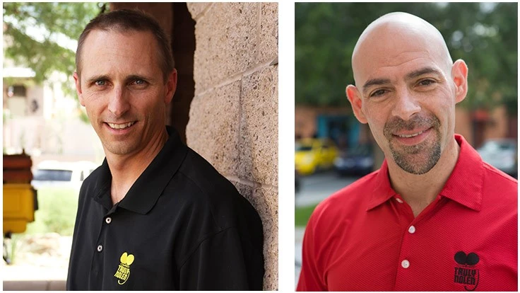 Matt Wild (left) and Justin Bellet (right).