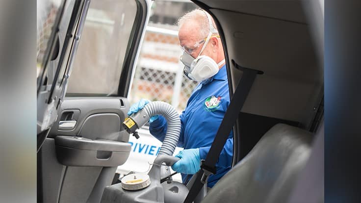 Nozzle Nolen Sanitizes Local First Responders’ Vehicles Pest Control Technology
