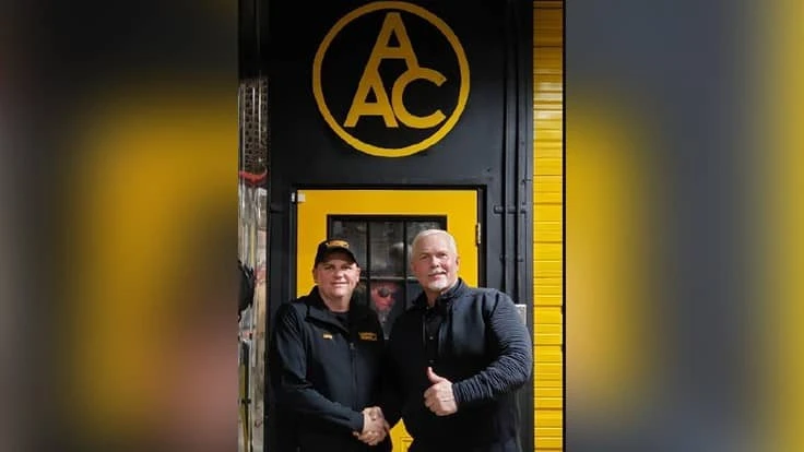 Left to right: Jared Miller, Varment Guard Division Director and Tony Siri, Owner, AAC