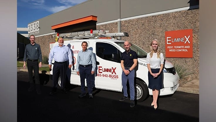 Truly Nolen Pest Control acquired Phoenix-based Eliminex Pest, Termite, and Weed Control.