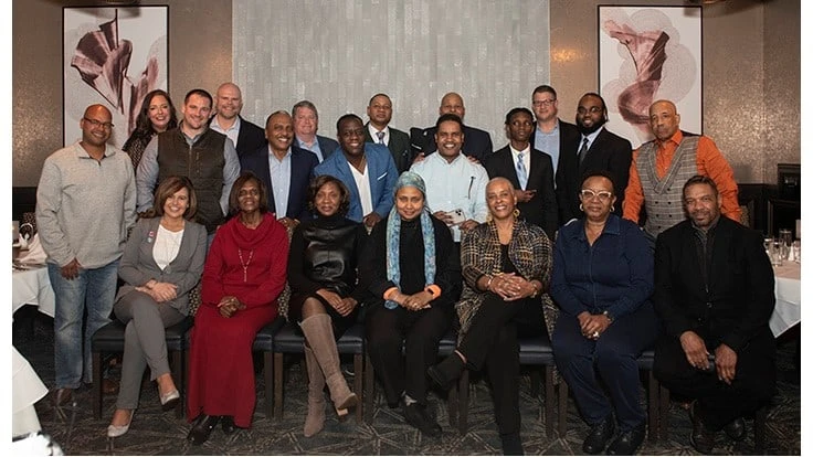 Members and representatives of Black Ownership Matters from across the county gathered to break bread, discuss business growth strategies and next steps in business operations.