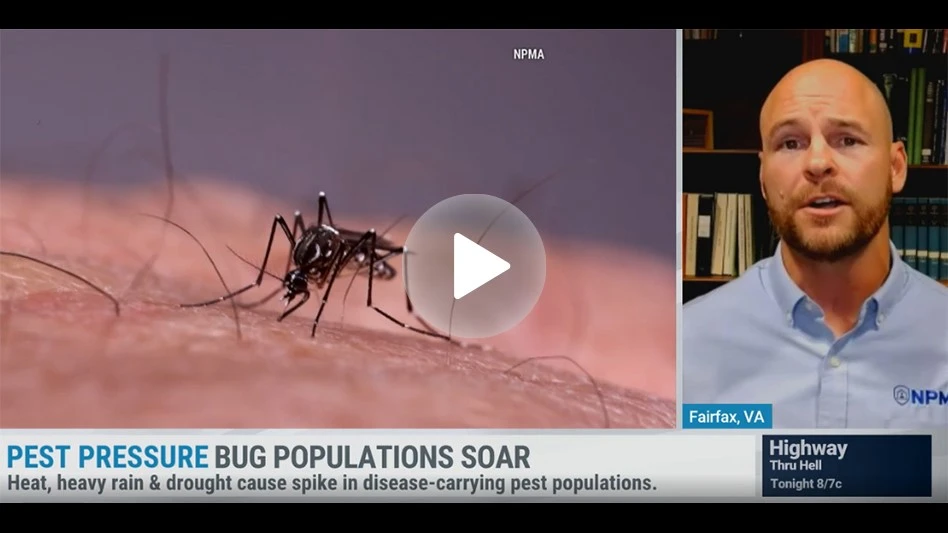 NPMA's Bentley Discusses This Summer's Bug Populations on The Weather Channel
