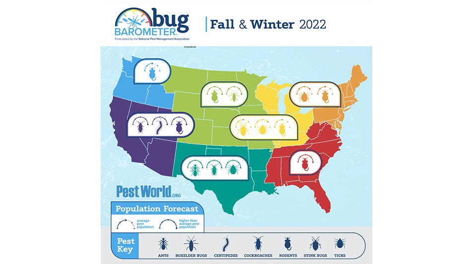 Mild, Dry Summer Could Lead to Increased Fall Activity, Bug Barometer