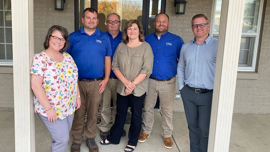 (Pictured, from left to right) Kassandra Mills, Justin Wheeldon, Garry Wheeldon, Karen Wheeldon, Jason Wheeldon, Kevin Mills