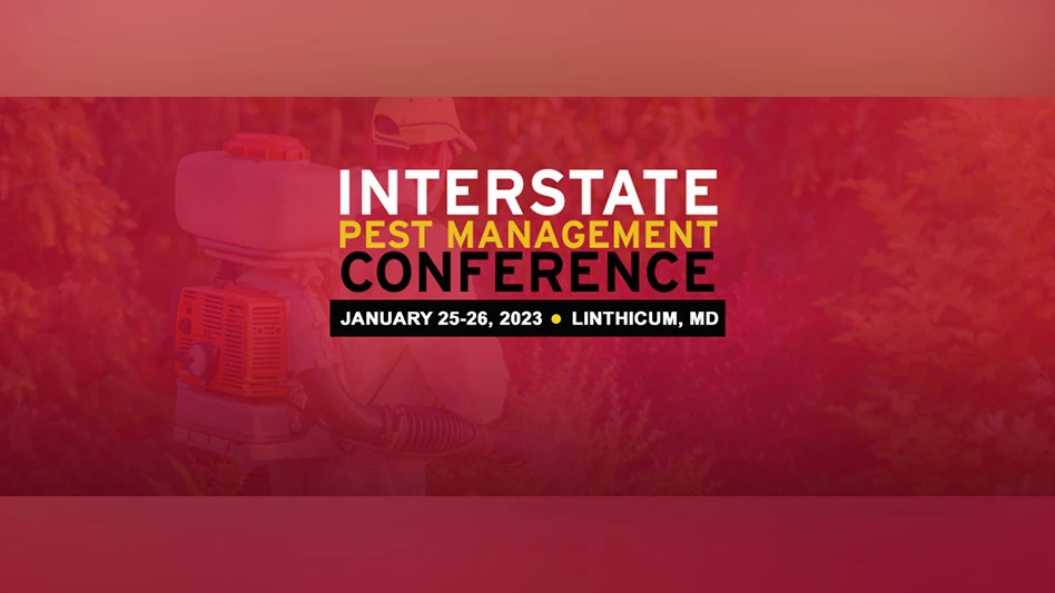 The Maryland State Pest Control Association (MSPCA) will hold the 2023 Interstate Pest Management Conference (IPMC) January 25 and 26.