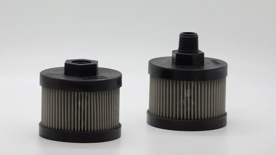 OFCO’s (l) female PS strainer, (r) male PS strainer