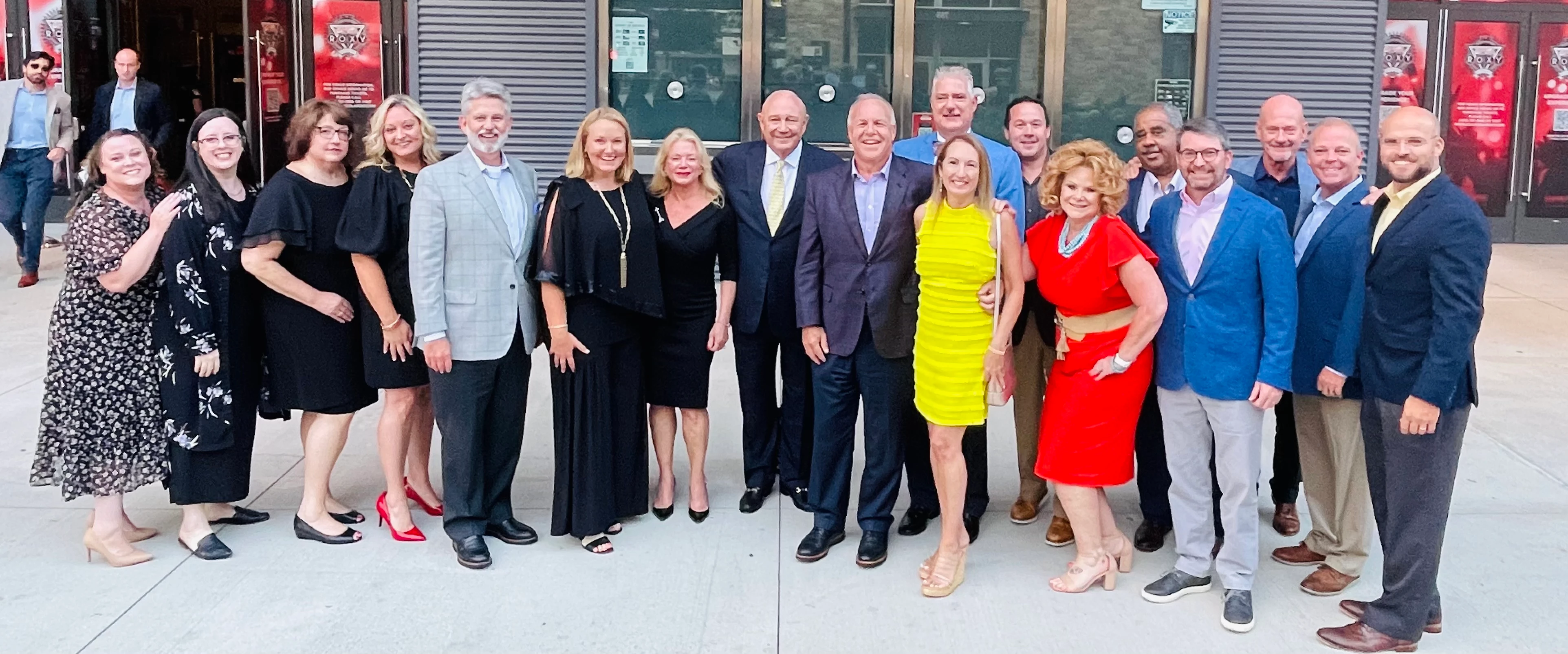 Pictured (L-R):  Alyson Gilleland, Jessica Sherman, Hali Smith, Shay Runion, Tim Pollard, Emily Thomas Kendrick, Melody Thomas, Joe Thomas, Kevin Burns, Brent Purcell, Lisa Tennison, Tommy Giardino, Mickey Thomas, Frank Roy, Jason Pelham, Kevin VanHook, Mark Cassell, Mike Malone.