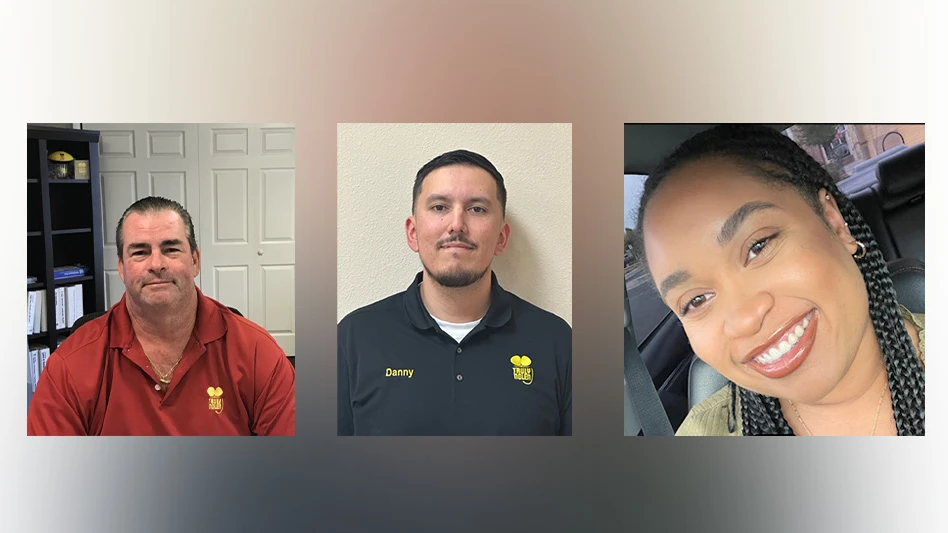 Pictured: Craig Ebert (left), Danny Ramirez (middle) and Briana Sullivan (right).