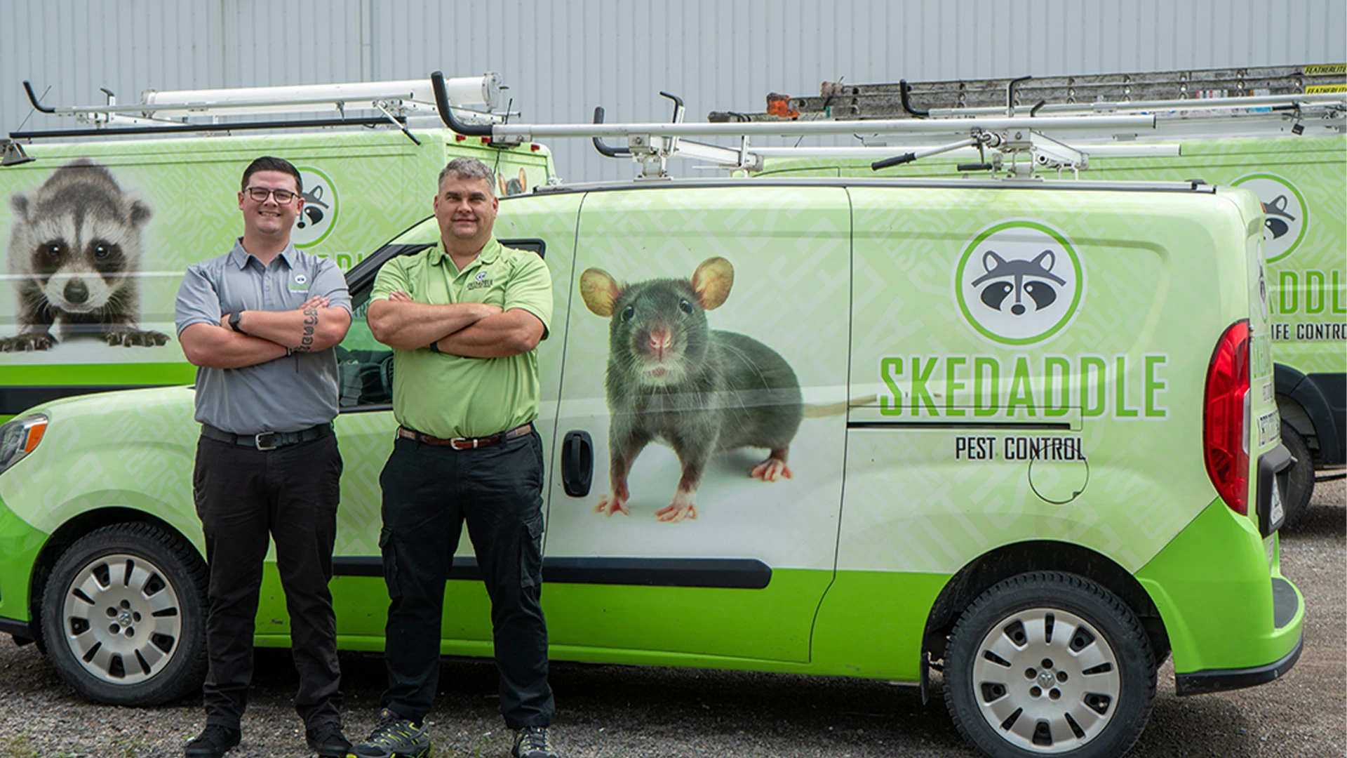 Nate Fowler (left) General Manager, and Phillip Campbell (right) Maryland franchisee.