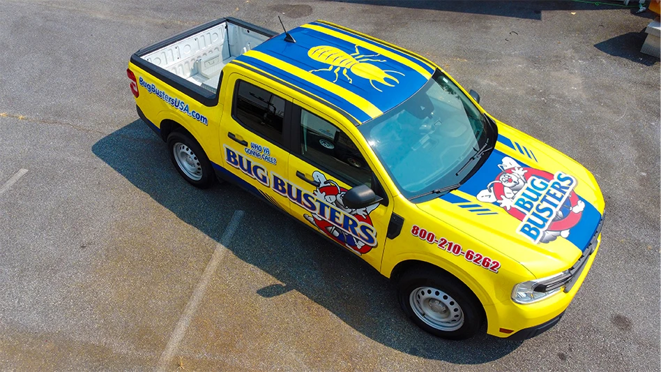 Bug Busters was announced as the winner our 5th annual Vehicle Wrap Contest.