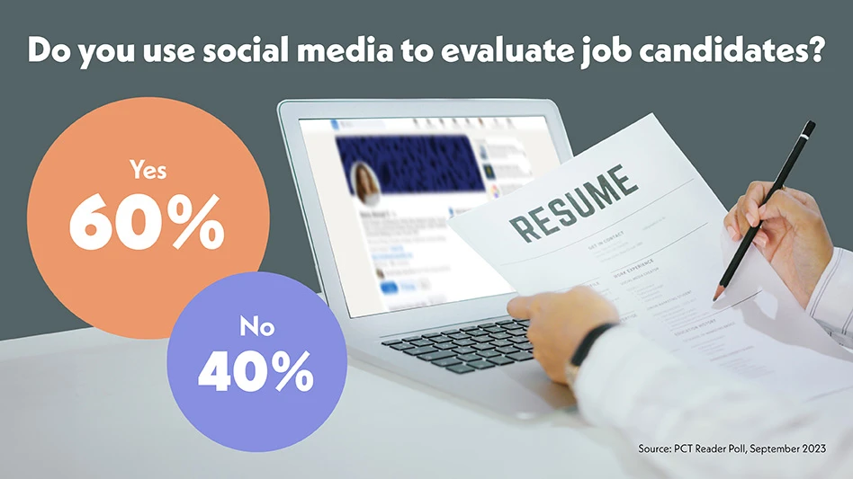 social media job screening