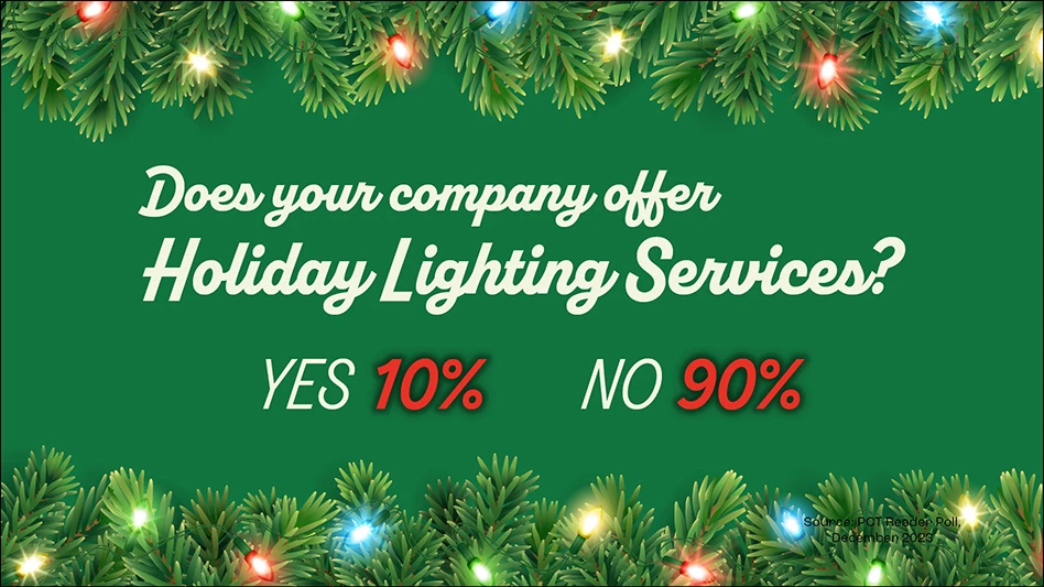 holiday lighting poll graphic