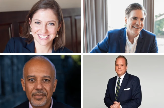 Lindsay Chervinsky (top left), Matt Lewis (top right), Mo Elleithee (bottom left) and Chris Stirewalt (bottom right).