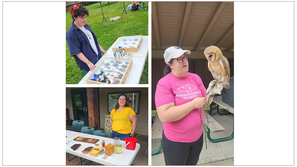 The Franklin Bug Squad hosted entomology-related activities for 55 Indiana Girl Scouts.
