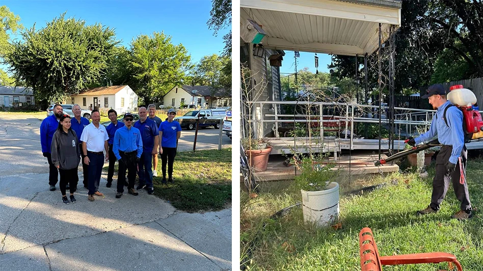 Patton volunteer flea treatment