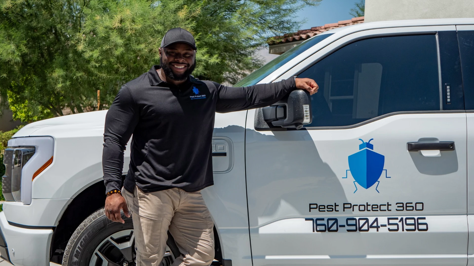Amos Greenwood launched Pest Protect 360 in Palm Desert, Calif.
