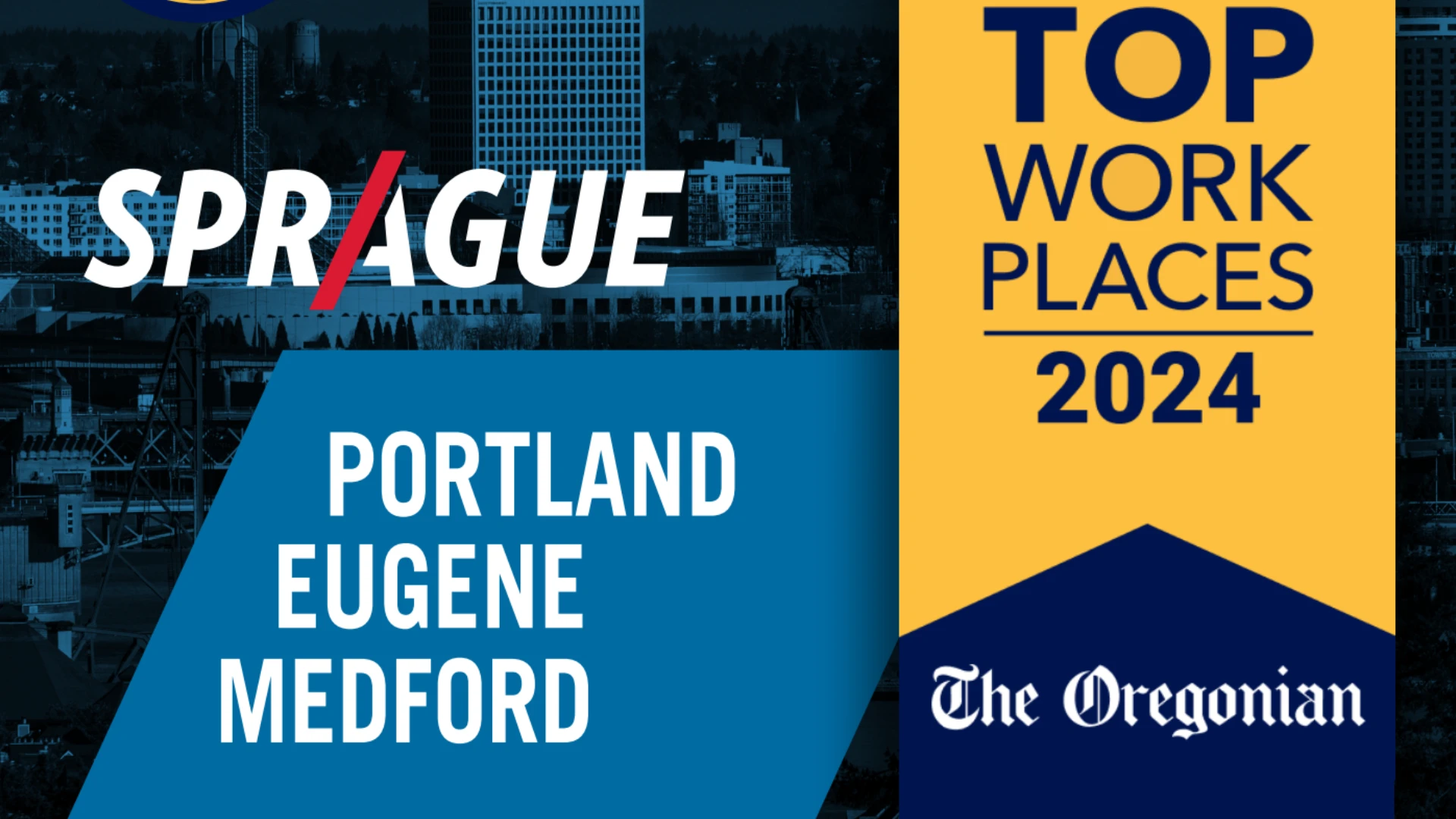 Sprague Wins Regional Top Workplace Award