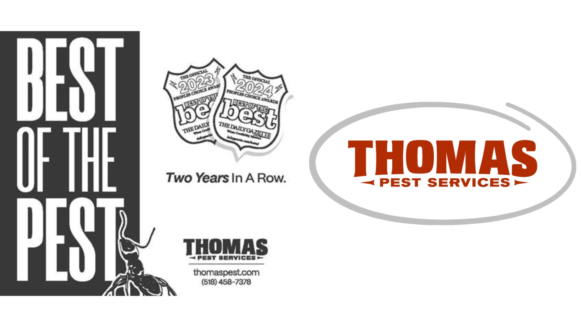Thomas Pest Services Wins 'Best of the Best' in Pest Control Second Consecutive Year