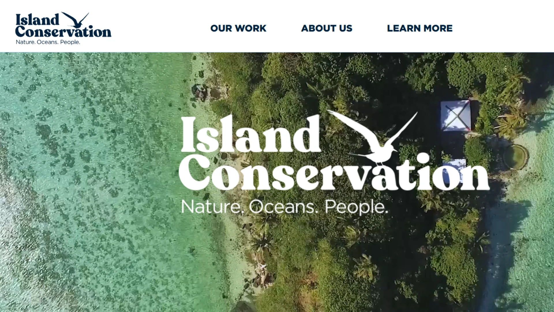 Island Conservation's new website and branding