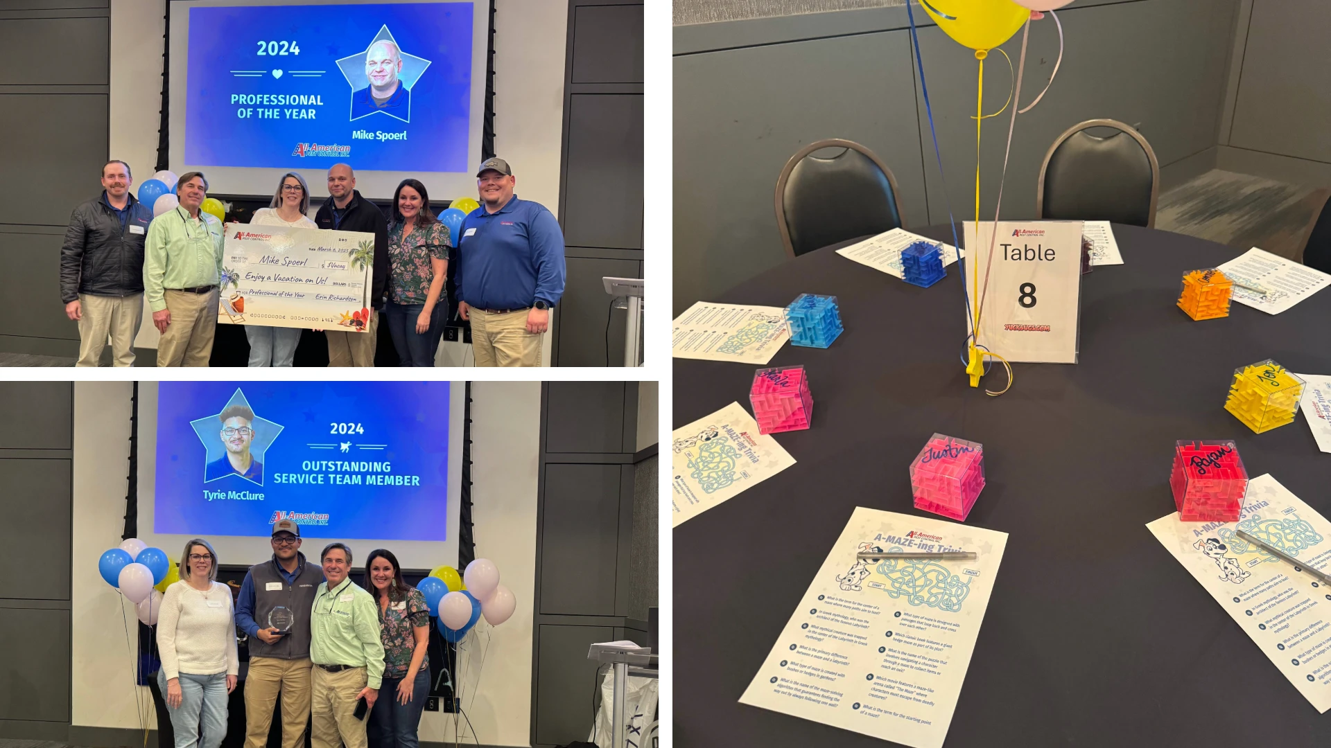 All-American Pest Control Celebrates Employees at Annual Awards Ceremony
