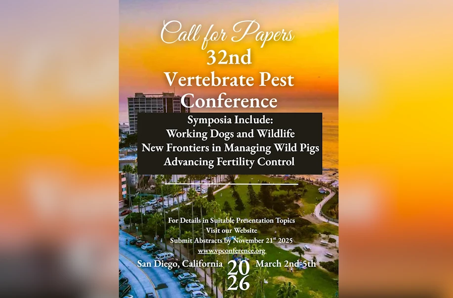 Vertebrate Pest Conference to be Held in California