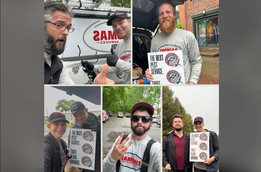 Thomas Pest Services Named 'Best in Pest Control' for Third Year