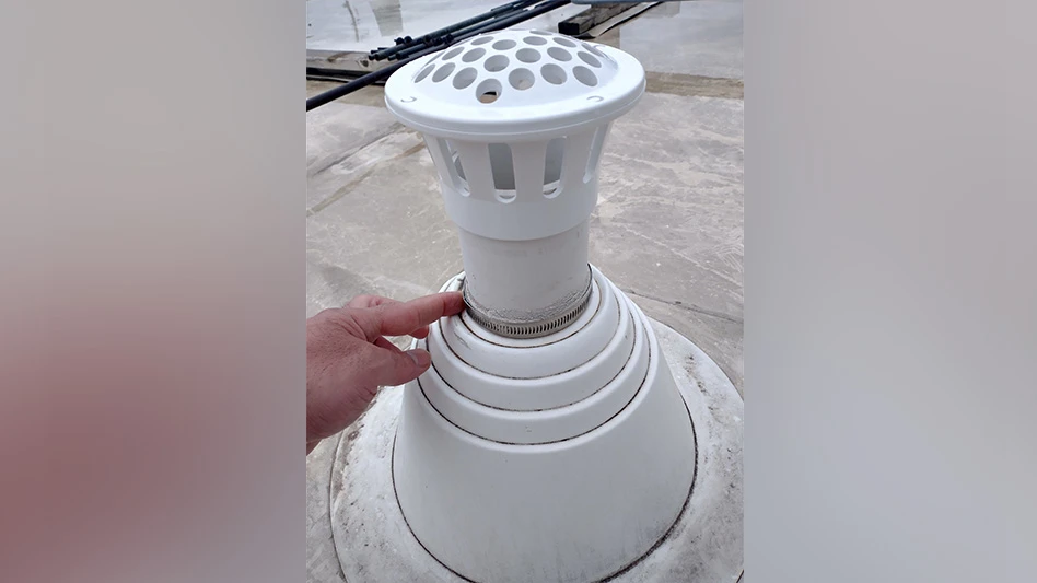 Vent Guard Keeps Pests, Debris Out of Rooftop Pipes