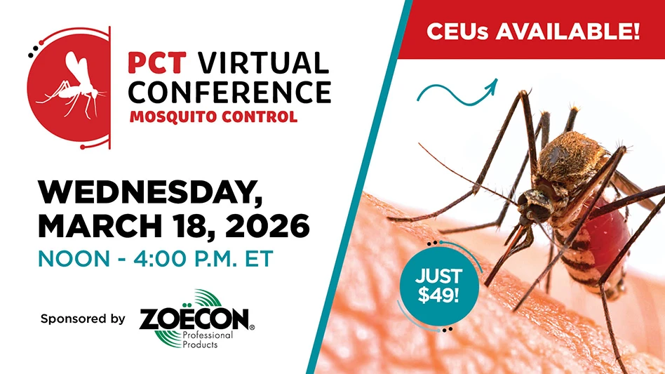 PCT Mosquito Control Virtual Conference Set for March 18